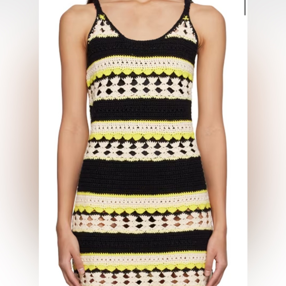 GANNI NWT crochet dress
